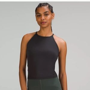 Lululemon Black Lightweight High-Neck Yoga Tank Top